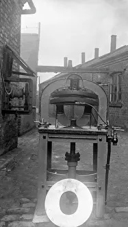 Offerton: Brim Press machine at hatworks