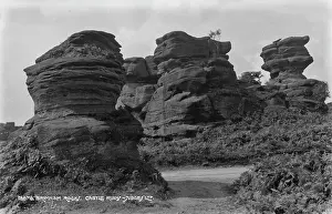 Sandstone: Brimham Rocks, Castle Ruin