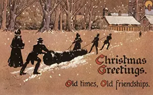Friendships: Bringing Home the Yule Log
