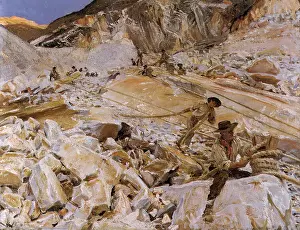 Sargent: Bringing Down Marble... by Singer Sargent
