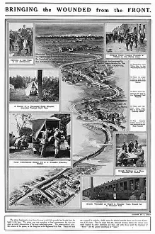 Divisional: Bringing the Wounded from the Front, WW1