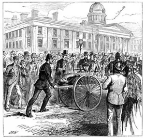 Penistone: Bringing the wounded to the Manchester Royal Infirmary