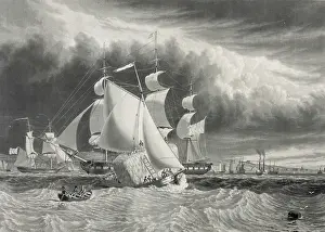 Brisk: A brisk gale, bay of New York