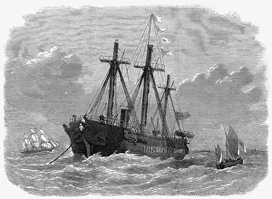 Brisk: The Brisk telegraph ship, 1870