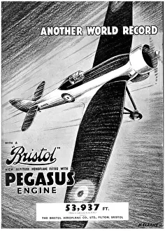 138a: Bristol 138A Monoplane - Pegasus. World Altitude Record