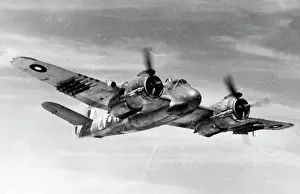Raaf: Bristol 156 Beaufighter VIF (forward view, flying) of N