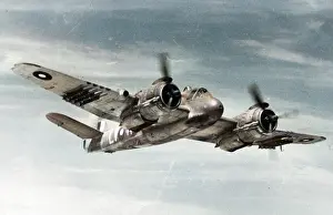 Raaf: Bristol 156 Beaufighter VIF (forward view, flying) of N?