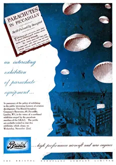 Picadilly: Bristol Aeroplane Co - Parachutes In Picadilly