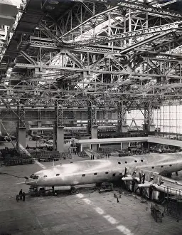Brabazon: The Bristol Brabazon under construction at Filton