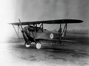 Forwd: Bristol F2, (forward view, on the ground)