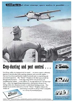 Dusting: Bristol Freighter Aircraft For Crop