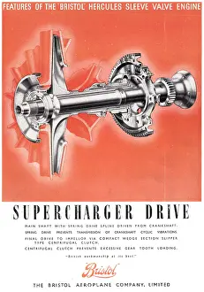 Bristol Hercules Sleeve Valve Aero Engine