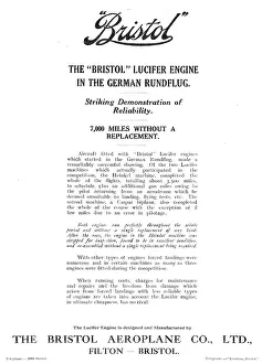 Rundflug: Bristol Lucifer Aero Engine In The German Rundflug
