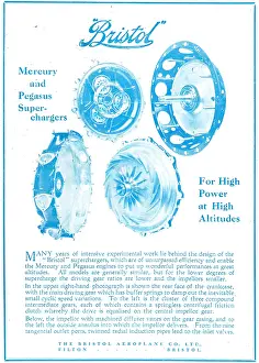 Superchargers: Bristol Mercury & Pegasus Aero Engine Superchargers
