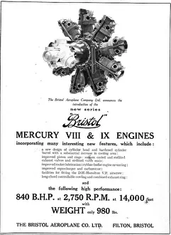 Bristol Mercury VIII & IX Aero Engine