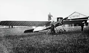 Larkhill: Bristol Prier Monoplane Parked at the Bristol Flying Sch?