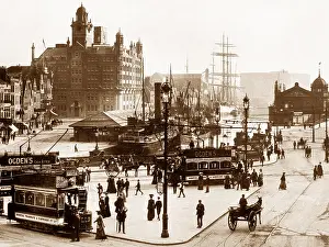 Augustines: Bristol St. Augustine's Bridge early 1900s