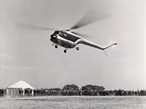 Sycamore: Bristol Sycamore Mk3 G-ALSX during a demonstration flight