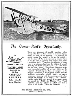 Taxiplane: Bristol Three-Seater Taxiplane