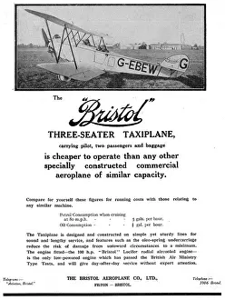 Taxiplane: Bristol Three-Seater Taxiplane
