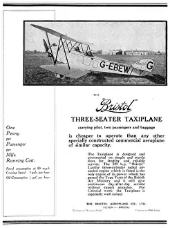 Taxiplane: Bristol Three-Seater Taxiplane