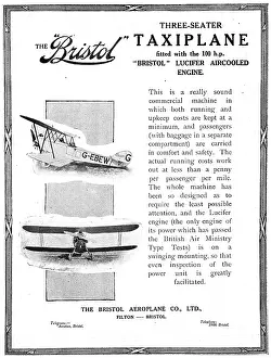 Taxiplane: Bristol Three-Seater Taxiplane