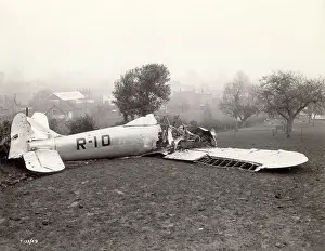 Recover: Bristol Type 133, R-10, after it had crashed on a field