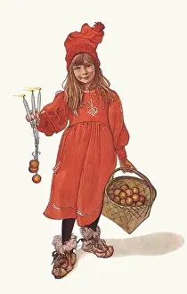 Brita with Candles and Apples