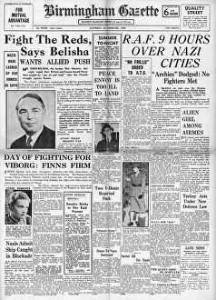 Belisha: Britain should help Finland