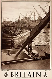 Humber: Britain poster, Hull, The Docks