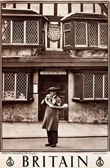 Sounding: Britain poster, Ripon, Sounding the Curfew
