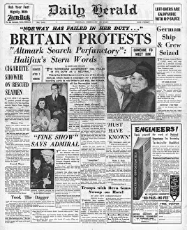 Altmark: Britain protests to Norway over the Altmark incident