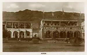 Aden: Britannia Anonymous Society building, The Crescent, Aden