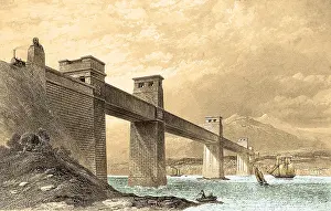 Girder: Britannia Bridge across Menai Strait, 1850
