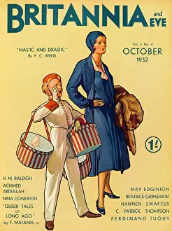 Hailing: Britannia and Eve front cover, October 1932