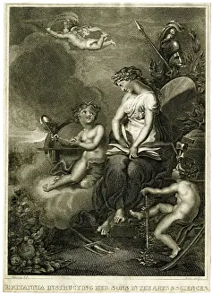 Cherub: Britannia Instructing Her Sons in the Arts & Sciences