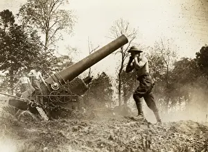 Loud: British 12 inch Howitzer, Western Front, France, WW1