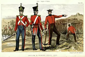 Sappers: BRITISH 19C SAPPERS 1825