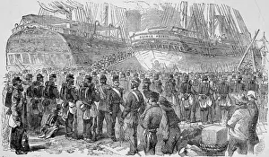 Encamped: The British 34th Regiment leaving the Crimea, 1856