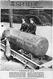 Pounds: A British 9000 pound bomb, 1943