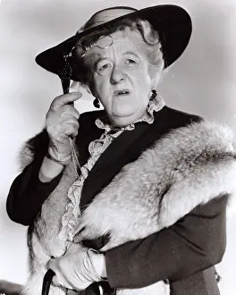 Lorgnette: British Actress Margaret Rutherford