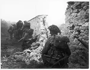 Cautiously: BRITISH ADVANCING