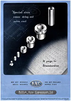 B.a.c: British Aero Components B.A.C. Bushes & Dowel Pins