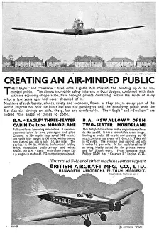 B.a.eagle: British Aircraft B.A.Eagle B.A.Swallow