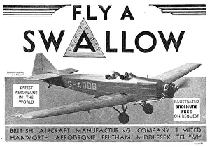 B.a.swallow: British Aircraft B.A.Swallow G-ADDB