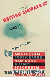 Malmo: British Airways Poster