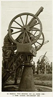 Pivoting: A British anti-aircraft gun
