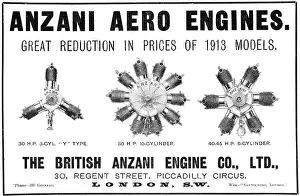 Anzani: British Anzani Engines 1912