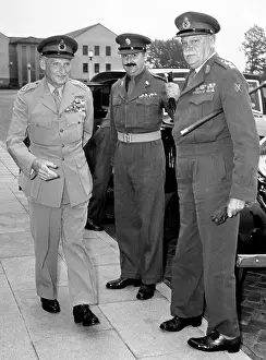 Moenchengladbach: British army: Bernard Montgomery, Richard Gale and T.J. Bowe