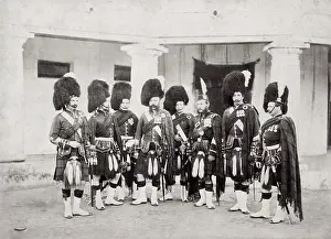 Bearskin: British army in India - NCOs of the 79th Highlanders